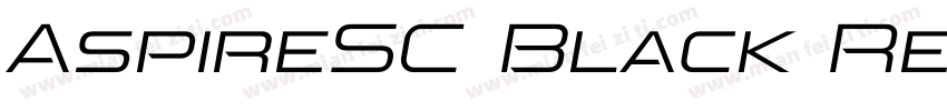 AspireSC Black Regular字体转换